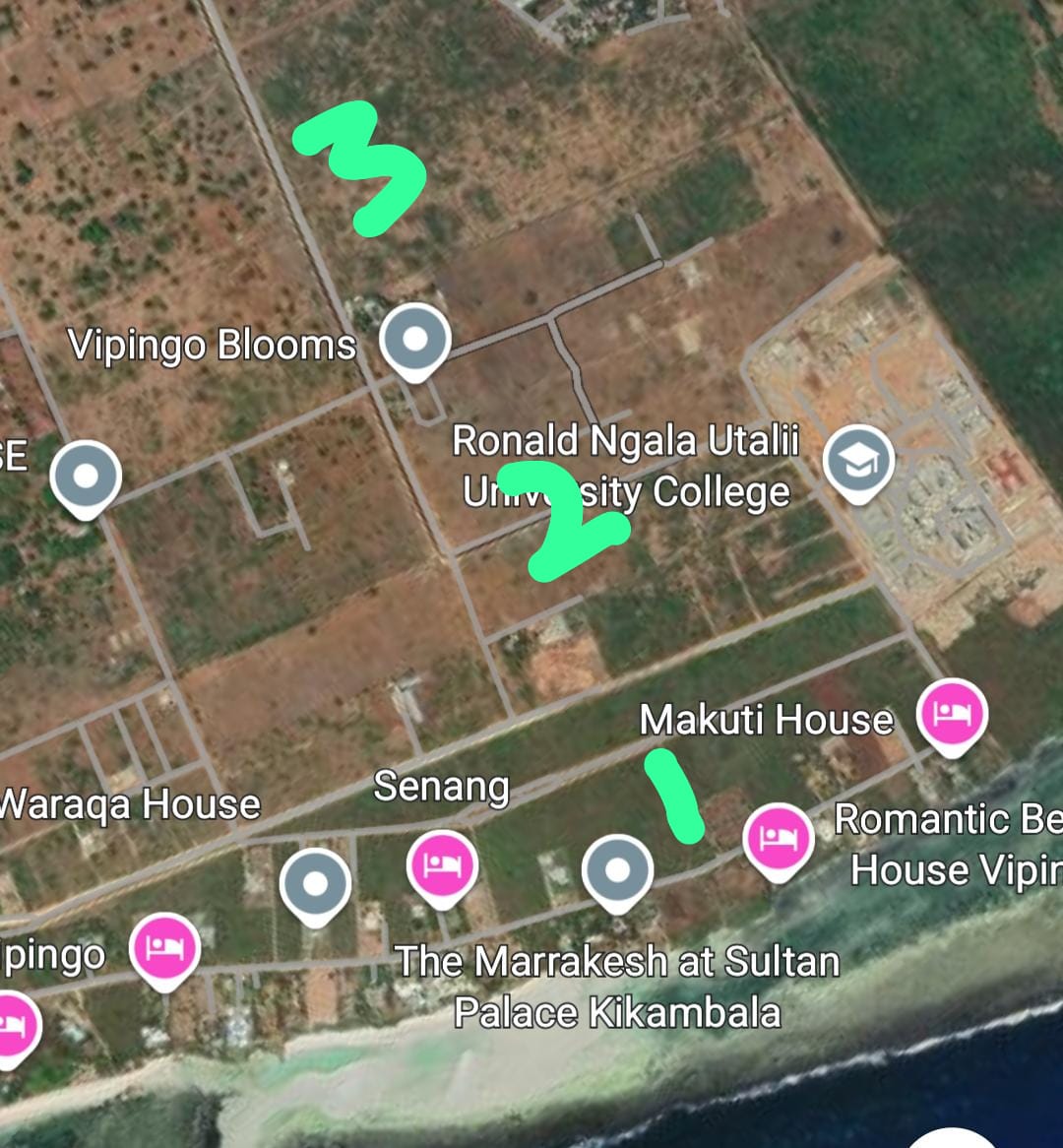 0.5 Acre Utalii University Mombasa